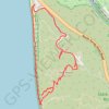 Torrey Pines Beach and Overlooks Loop GPS track, route, trail