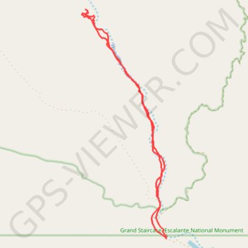 Wahweap Hoodoos Trail GPS track, route, trail