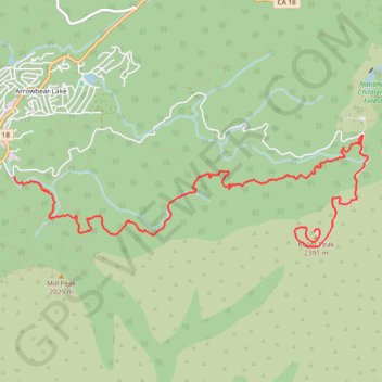 Keller Peak GPS track, route, trail