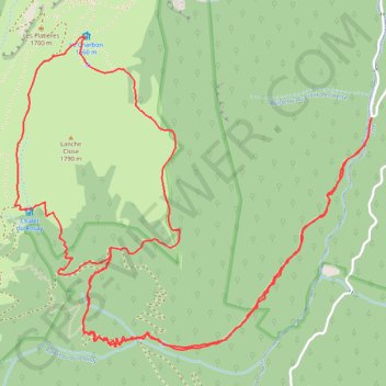 Tour de Lanche Close GPS track, route, trail