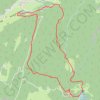 Crêt de Beauregard-La Conay depuis le Poizat GPS track, route, trail