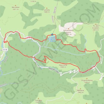 Iraty Cize - Iraty Soule GPS track, route, trail