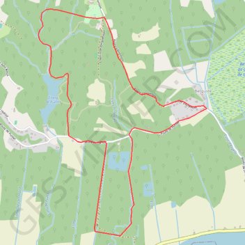 Coteaux et Barthes de Saint-Martin-de-Seignanx GPS track, route, trail