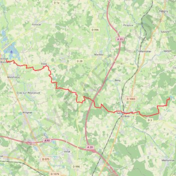 Liaison VTT Plaine To Grange du Pin GPS track, route, trail