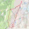 Les Lacs des Rousses dans les Grandes Rousses GPS track, route, trail