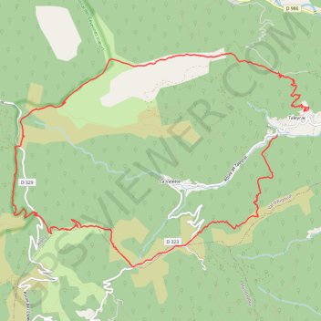 Taleyrac - Aigoual GPS track, route, trail