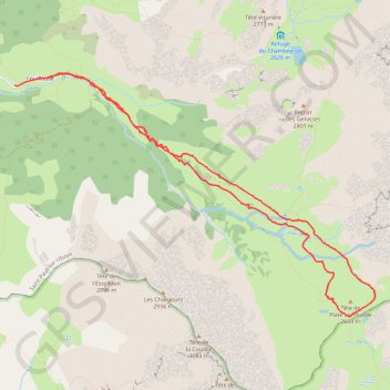 Col du Vallonnet GPS track, route, trail