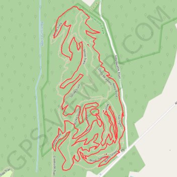 Beechworth Mountain Bike Circuit GPS track, route, trail