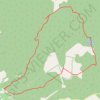 Les jas du mont Ventoux GPS track, route, trail