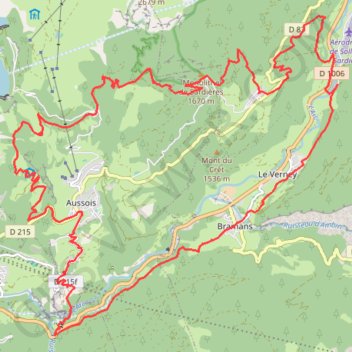 Vanoise Sud - Découverte des Balmes GPS track, route, trail