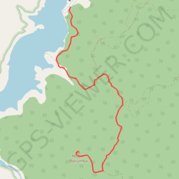 Borumba Dam - Mount Borumba GPS track, route, trail