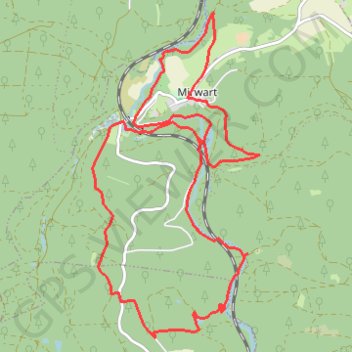Le grand tour de Mirwart GPS track, route, trail