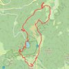 Lac du ballon cascades GPS track, route, trail