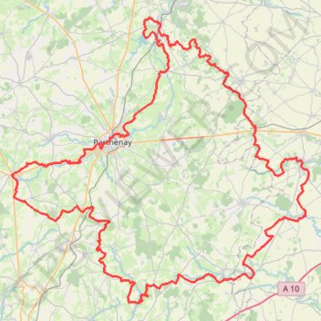 Tour du Pays des Marches de Gâtine GPS track, route, trail