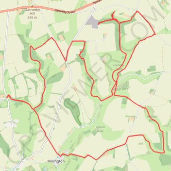 East Riding of Yorkshire Trail Running GPS track, route, trail