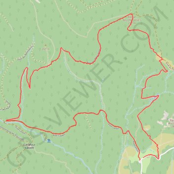 RANDONNEE BAISSE DES CHARRETIERS ESTEREL GPS track, route, trail
