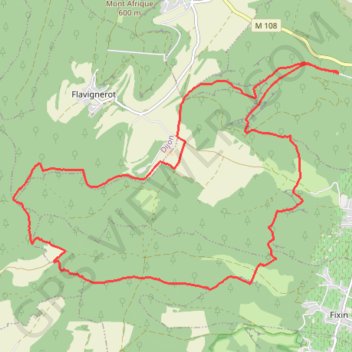 De Marsannay à Chamerey (Mague) GPS track, route, trail