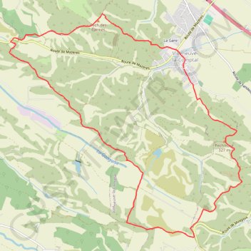Col de Samson GPS track, route, trail