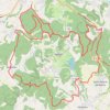 Crémieu Sud : la descente de la Salette - Source des Truppes GPS track, route, trail