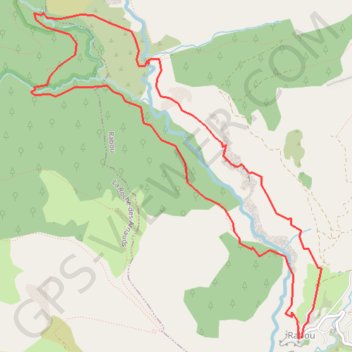 Gorges du petit Buech GPS track, route, trail