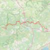 GR653 De Montarnaud à Castanet-le-Haut (Hérault) GPS track, route, trail