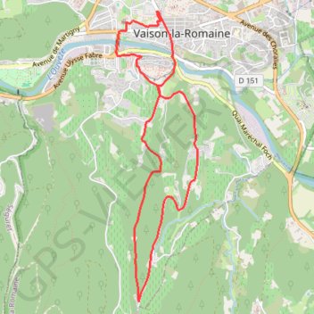 Vaison-la-romaine-2018 GPS track, route, trail