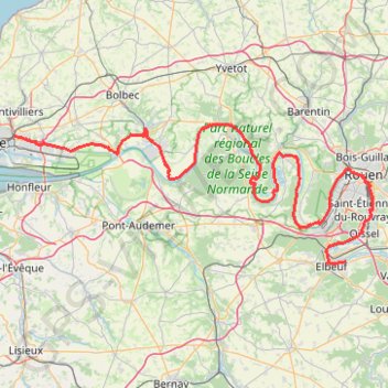 Val de seine GPS track, route, trail