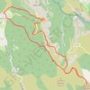 Aiguines au Grand Margès GPS track, route, trail
