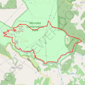Morialta Loop GPS track, route, trail