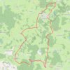 Boucle autour de Lioux les Monges GPS track, route, trail
