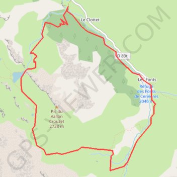 Circuit du Lac des Cordes GPS track, route, trail