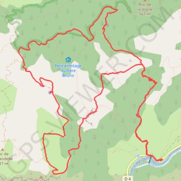 Rando à coté de Saint Guilhem le Désert (34) GPS track, route, trail