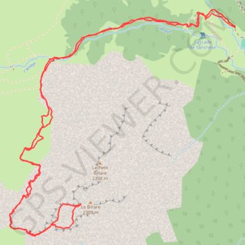 Grand Billare GPS track, route, trail