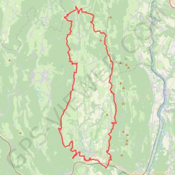 Tour du Bacon du Valromey (Ain) GPS track, route, trail