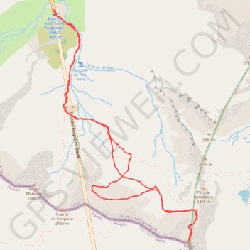 Pic de Bataillence GPS track, route, trail