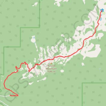 Elfin Lakes GPS track, route, trail
