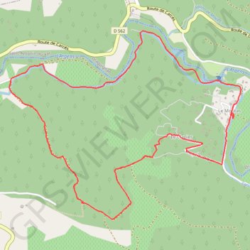Le Thoronet - Canal-Sainte-Croix GPS track, route, trail