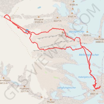 Rimpfischhorn GPS track, route, trail