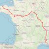 Istres (13800), Bouches-du-Rhône, Provence-Alpes-Côte d'Azur, France - Carantec (29660), Finistère, Bretagne, France GPS track, route, trail