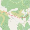 Laison d'U Cardu à Ghisoni GPS track, route, trail