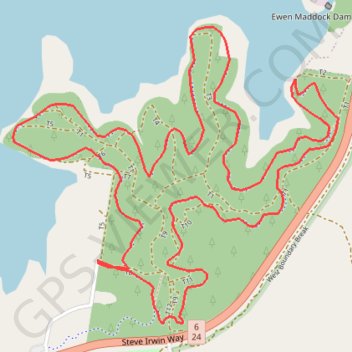 Ferny Forest Loop - Ewan Maddock Dam GPS track, route, trail