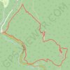 Wolf Rock and Chimney Rock Loop in Catoctin Mountain Park GPS track, route, trail