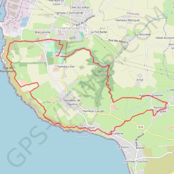 1 - RDC 2024 pédestre 11 km GPS track, route, trail