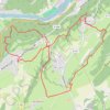 Rocher de Valmy et Château d'Arguel GPS track, route, trail