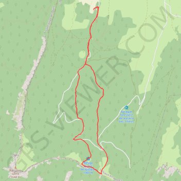Col de vassieux GPS track, route, trail