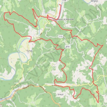 Rando Silex - Saint-Léon-sur-Vézère GPS track, route, trail