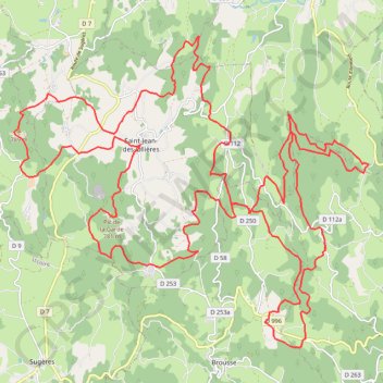 Trail des Piqueurs GPS track, route, trail