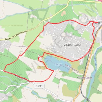Villalbe-Etang-de-Taure_7,8km GPS track, route, trail