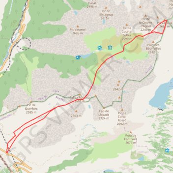 Puig de Lanós GPS track, route, trail
