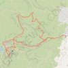 Croix de Garlaban depuis Lascours GPS track, route, trail